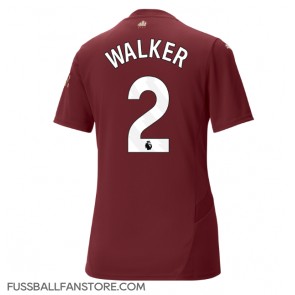 Manchester City Kyle Walker #2 Replik 3rd trikot Damen 2024-25 Kurzarm